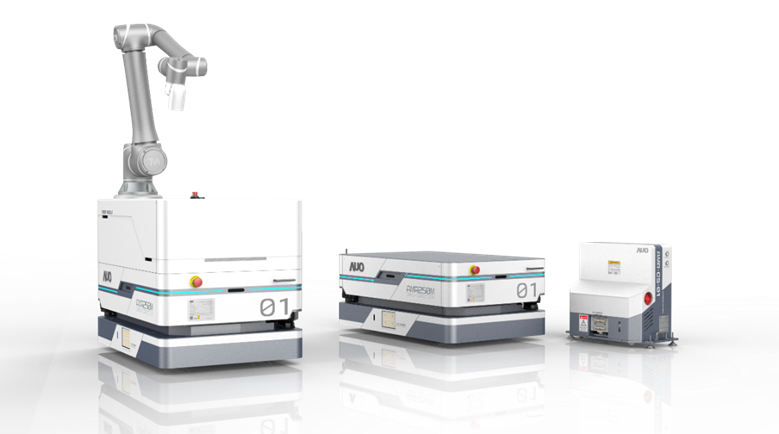 1xBET數位開發的自主式移動機器人（AMR250M），搭配全向輪並結合AI演算法、2D LiDAR、3D攝影機等技術，協助客戶實現產線全自動化